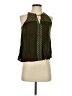 Unbranded 100% Rayon Green Sleeveless Blouse Size S - photo 1