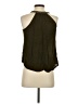 Unbranded 100% Rayon Green Sleeveless Blouse Size S - photo 2