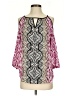 Apt. 9 100% Polyester Pink 3/4 Sleeve Blouse Size S - photo 1