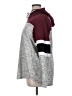 Miss Chievous Color Block Burgundy Pullover Sweater Size 1X - photo 5