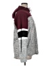 Miss Chievous Color Block Burgundy Pullover Sweater Size 1X - photo 4
