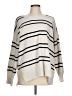 Sanctuary 100% Polyester Stripes Ivory Pullover Sweater Size L - photo 1