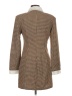 Shein 100% Polyester Houndstooth Brown Coat Size 6 - photo 2