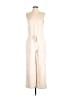 Anrabess Solid Ivory Jumpsuit Size S - photo 1