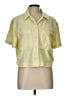 Ugg Yellow Short Sleeve Button-Down Shirt Size L - photo 1