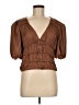 FRAME 100% Polyester Brown button down Size M - photo 1