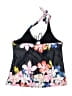 Unbranded Floral Black Swimsuit Top Size L (estimated) - photo 2