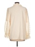 Unbranded 100% Polyester Ivory Long Sleeve Blouse Size L - photo 2