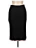 Finity Solid Black Casual Skirt Size L - photo 1