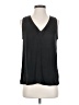 Naked Zebra 100% Polyester Black Sleeveless Blouse Size S - photo 1
