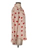 Ann Taylor LOFT 100% Polyester Polka Dots Tan Long Sleeve Blouse Size S - photo 4