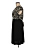 En Focus Studio Animal Print Black Cocktail Dress Size 8 - photo 5