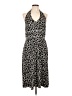 AB Studio Animal Print Black Casual Dress Size 12 - photo 1