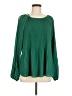 Hayden 100% Polyester Green Long Sleeve Blouse Size M - photo 1