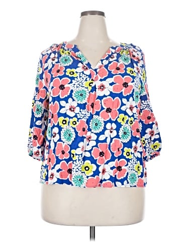 Crown & Ivy 3/4 Sleeve T-Shirt (view 1)