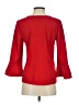 Ann Taylor Red 3/4 Sleeve Top Size XS - photo 2