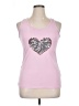 Emme Jordan Pink Tank Top Size 1X - photo 1