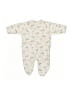Triplets Print Ivory Long Sleeve Onesie Size 0-3 mo - photo 2