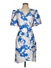Julia Jordan Print Blue Cocktail Dress Size 4 - photo 1