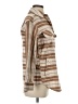 Everlane 100% Cotton Stripes Brown Coat Size XS - photo 4