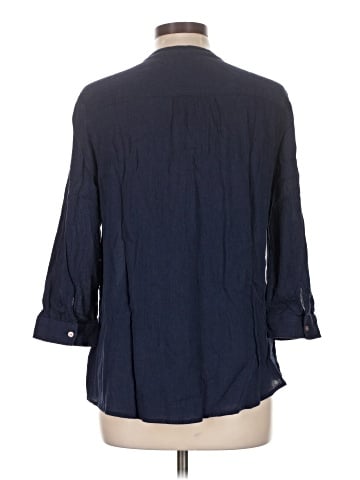 Charter Club 3/4 Sleeve Button-Down Shirt (view 2)