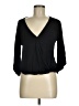 Veronica M. Black 3/4 Sleeve Blouse Size M - photo 1