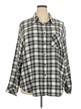 Lane Bryant Long Sleeve Button Down Shirt