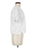 Splendid White Short Sleeve Blouse Size M - photo 4