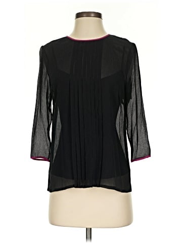 Tocca 3/4 Sleeve Silk Top (view 1)