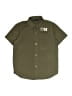 Gap 100% Cotton Solid Green Short Sleeve Button-Down Shirt Size 4 - photo 1