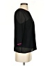 Tocca 100% Silk Black 3/4 Sleeve Silk Top Size 4 - photo 4