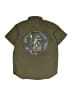 Gap 100% Cotton Solid Green Short Sleeve Button-Down Shirt Size 4 - photo 2