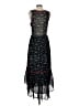 Ulla Johnson 100% Polyester Paisley Black Cocktail Dress Size 4 - photo 2