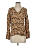 Hinge 100% Viscose Gold Long Sleeve Blouse Size XS - photo 1