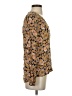 Hinge 100% Viscose Gold Long Sleeve Blouse Size XS - photo 4