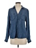 Tinsel 100% Lyocell Blue Long Sleeve Blouse Size S - photo 1