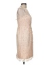 Hitherto 100% Nylon Tan Cocktail Dress Size 8 - photo 4
