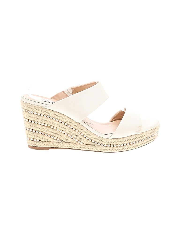 Pre-owned Charles David Wedges In White