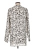 Timeson 100% Polyester Print Ivory Long Sleeve Blouse Size L (estimated) - photo 2