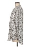 Timeson 100% Polyester Print Ivory Long Sleeve Blouse Size L (estimated) - photo 5