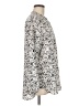 Timeson 100% Polyester Print Ivory Long Sleeve Blouse Size L (estimated) - photo 4