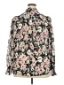 Torrid 100% Polyester Floral Black Long Sleeve Blouse Size 2X Plus (2) - photo 2