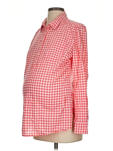 Gap - Maternity Long Sleeve Button-Down Shirt (view 1)