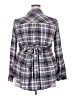 Torrid Plaid Purple Long Sleeve Button-Down Shirt Size 2X Plus (2) - photo 2