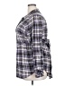 Torrid Plaid Purple Long Sleeve Button-Down Shirt Size 2X Plus (2) - photo 5