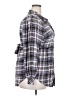 Torrid Plaid Purple Long Sleeve Button-Down Shirt Size 2X Plus (2) - photo 4