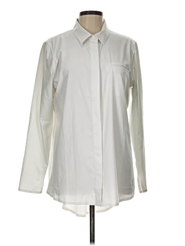 Athleta Long Sleeve Button Down Shirt - front