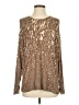 Marla Wynne Brown Long Sleeve Blouse Size S - photo 1