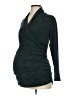 Hello Miz Gray Long Sleeve Top Size Sm Maternity - photo 1