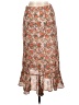 Max Studio 100% Polyester Paisley Tan Casual Skirt Size L - photo 2